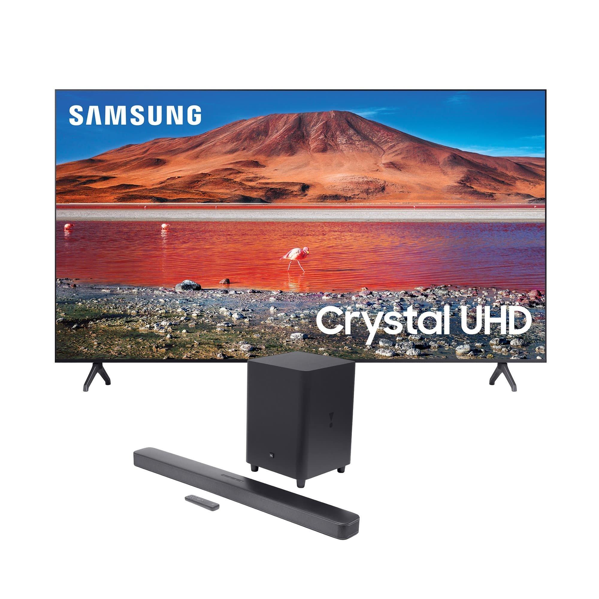 Rent to Own Samsung 82" Smart TV w/ JBL 5.1 Sound Bar at Aaron's today!